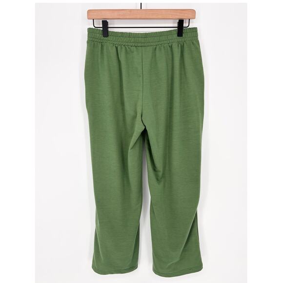 Muk Luks Three Piece Set Kelly Green Jacket Shirt and Pants Size Petite S - Picture 12 of 14